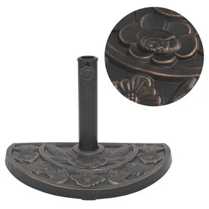 Base para sombrilla resina bronce 19,8 libras base para sombrilla duradera - Imagen 1 de 8