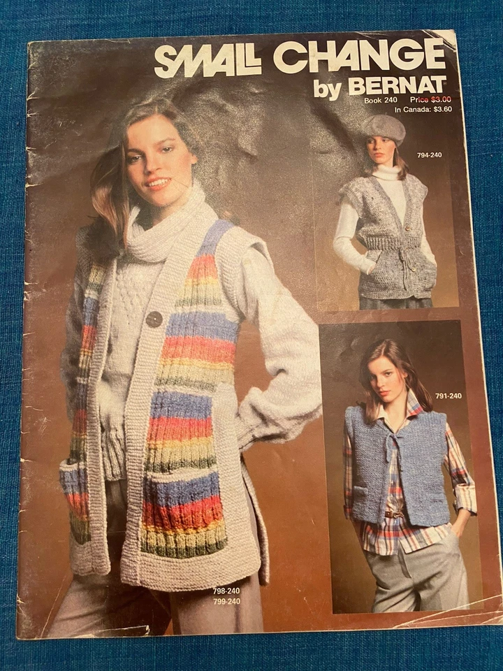 1978 SMALL CHANGE by BERNAT #240 Vests for Women & Men - Image 1 of 4
