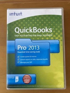 QUICKBOOKS PRO 2013 FOR WINDOWS CD ROM + Quick Start Guide + Accountant 2013 - Afbeelding 1 van 4