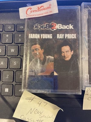 Back 2 Back by Faron Young and Ray Price Cassette Tape New & Factory Sealed - Image 1 of 2