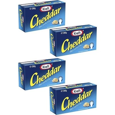 Kraft Original Block Cheese (Pack of 4 x 250g) From Australia - Image 1 of 4