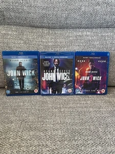 John Wick Blu-ray DVD Collection Chapters 1, 2, 3 With Number 2 New&Sealed - Picture 1 of 13