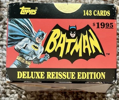 1989 Topps Batman 1966 Edición Deluxe Reedición - Juego de 143 cartas coleccionables sellado Foto 1 de 4