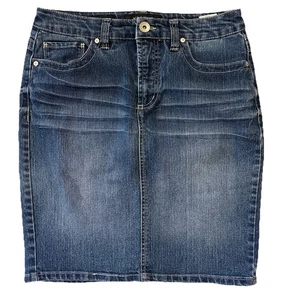 EUC Nine West Jeans Jeansrock Stretch Gr. 28 / 6 Taschen - Bild 1 von 7