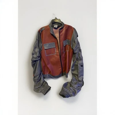 Marty McFly Regreso al Futuro 2 Disfraz Cosplay Chaqueta Pequeña Universal Oficial Foto 1 de 3