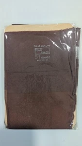DuPont Vintage Seamed Nylon Stockings - Brown -  10M - 3 Pairs - Picture 1 of 3