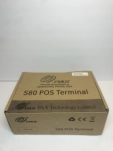 Pax S80 Credit Card POS Terminal w/ Power Adapter ~ Untested, For Parts - Picture 1 of 14