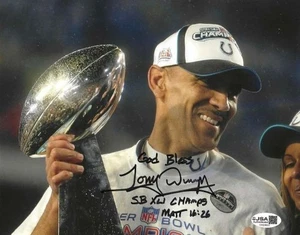 Autographed TONY DUNGY "SB XLI" Champs" Indianapolis Colts 8x10 Photo JSA COA - Picture 1 of 1