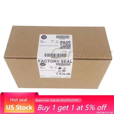 New Allen Bradley 2085-IF4 Micro800 4 Point Analog Input Module US Free Tax - Image 1 of 4