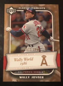 2005 Upper Deck Classics WALLY JOYNER Classic Moments SP #d /1999! - Picture 1 of 2