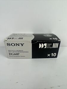 NEW - 10 x Sony DAT Tapes DG60P digital Audio Tapes