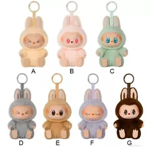 POP MART LABUBU The Monsters Exciting Macaron Plush Dolls Toy Figures Keychain - Foto 1 di 24