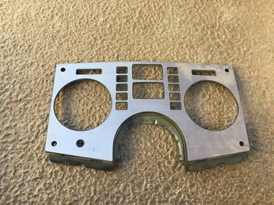 Pontiac Fiero 1984-1988 tablero bisel panel de instrumentos ¡ajuste plateado! Foto 1 de 3