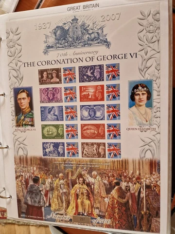 GB 2007 SMILER SHEET HISTORY OF BRITAIN THE CORONATION OF  NO 261 OUT OF 500 MNH Cover