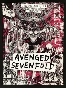 PÓSTER Avenged Sevenfold Life Is But A Dream Tour 2024 Serigrafía Original ¡Raro! - Imagen 1 de 1