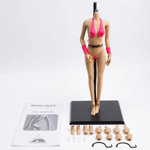 JIAOU DOLL 1/6 Figure Body Seamless Middle M Bust Female For 12" Phicen TBLeague Cover