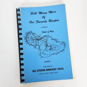 Noch viele weitere Lieblingsrezepte Insel Maui Hawaii Community Kochbuch 1974 - Bild 1 von 8