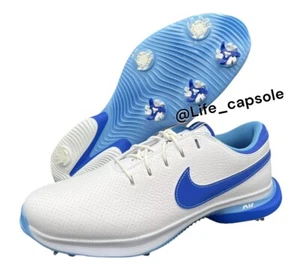 Size 8 Nike Air Zoom Victory Tour 3 GOLF Shoes White Hyper Royal US Men’s NEW - Picture 1 of 16