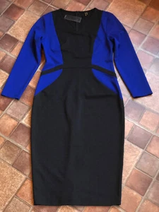 New Womens V Neck Slim Work Office Business Cocktail Bodycon Pencil Dress - Picture 1 of 8