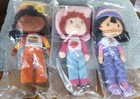 Set Of 3 Strawberry Shortcake 10" Posable Dolls, NIP.