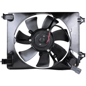 Single Engine A/C Condenser Cooling Fan Assembly Front For 2008-11 Honda Civic - Picture 1 of 6