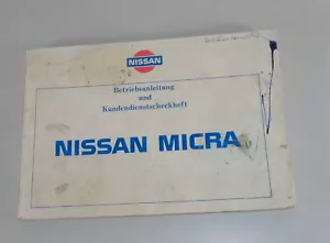 Istruzioni D'Uso / Manuale Nissan Micra K10 Di 01/1987 - Foto 1 di 1