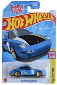 Hot Wheels '96 Porsche Carrera Hw The '90S 1/10 Blue 174/250 Car Brand New Toys - Picture 1 of 3