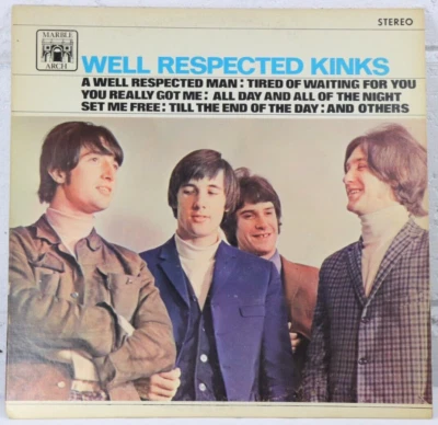 Well Respected Kinks Vinyl Record 1966 Marble Arch MALS 612 Rock Canada V2 - Image 1 of 4