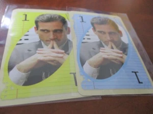 MICHAEL SCOTT THE OFFICE UNO PLAYING CARD LOT (2) STEVE CARRELL 1 #1 - Picture 1 of 1