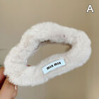 Winter Plush Hair Claw Clips Furry Korean Claw Clip Elegant Barrette Headwear