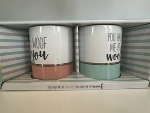 American Atelier I Woof You, You Had Me At Woof Hundeliebhaber Geschenkset NEU in Box - Bild 1 von 9
