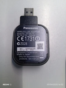 ADATTATORE LAN WIRELESS PANASONIC DY-WL10 PER TV PANASONIC VIERA E LETTORE BLU-R - Foto 1 di 2