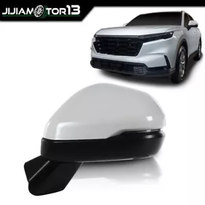 Espejo retrovisor lateral blanco apto para conductor izquierdo Honda CRV 23-24 con intermitente - Imagen 1 de 12