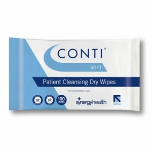 Conti Soft Large Patient Cleansing Dry Wipes Bath / Wash Aid (32cm x 28cm) - Picture 1 of 6