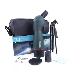 HD Spotting Scope BAK4 Zoom Monocular Set with Tripod Carry Bag Eyepiece Cover - Picture 1 of 2