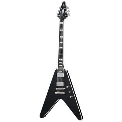 Guitarra Epiphone Flying V Prophecy, pastillas Fishman Fluence, metal negro azabache envejecido Foto 1 de 4