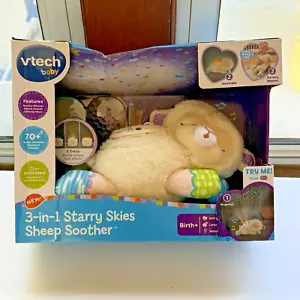 New Vtech Baby 3-In-1 Starry Skies Sheep Soother Sleep Stuffed Animal Toy - Picture 1 of 9
