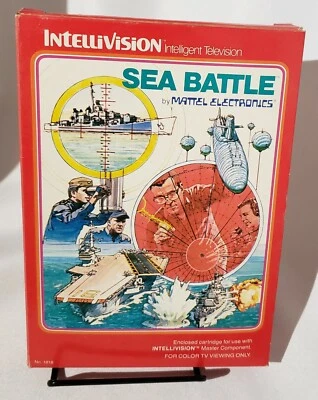 Sea Battle (Intellivision, 1980) Box Instructions & Overlays - Image 1 of 3