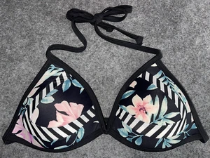 Victorias Secret PINK Swim Push-Up Padded Triangle Bikini Top L  - Picture 1 of 3