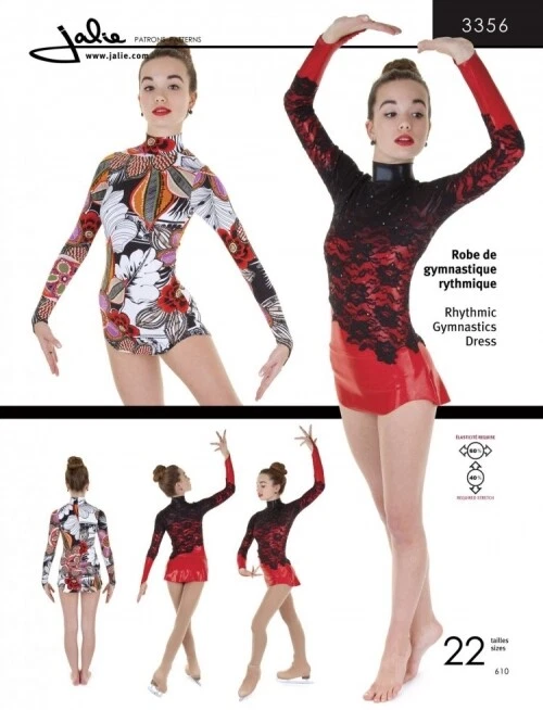 Jalie Sewing Pattern 3356 Leotards, Dancewear - Image 1 of 1