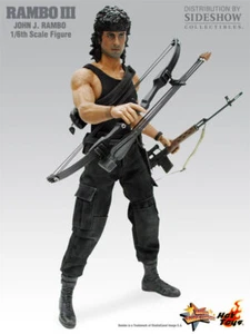 Hot Toys MMS 35 Rambo III 3 John J Rambo 1/6 Sylvester Stallone - Picture 1 of 10