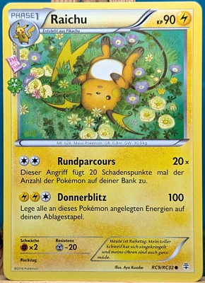 POKEMON - Generationen - Raichu - RC9/RC32 - Non-Holo - deutsch - Bild 1 von 2