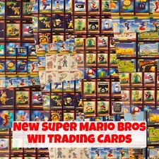 New Super Mario Bros Wii Trading Cards