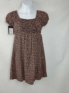 Girl’s Floral Dress Black / Zolee Nwt Art Class. Ribbed S or M - Picture 1 of 13