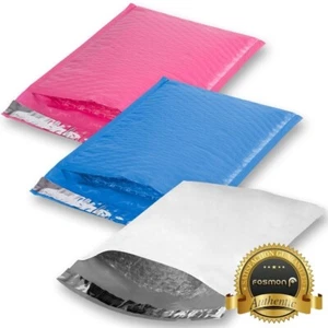 10 25 50 100 6.5" x 10" #0 Colored Self Seal Poly Bubble Mailer Package Envelope - Picture 1 of 39