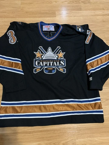 CCM Olaf Kolzig Washington Capitals Capitol Dome Jersey Vintage Black XXL RR Cover