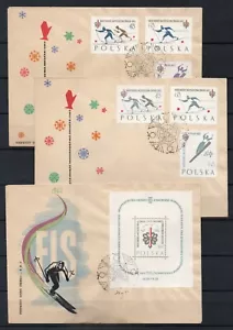 Poland - Sport - 1962 FDC Covers - VF Used !!!!! (A7659) - Picture 1 of 1