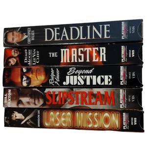 Hardcore Action VHS Box set deadline laser mission beyond justice slipstream - Picture 1 of 10