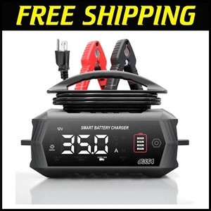 Battery Maintainer and Trickle Charger with Adjustable Current & Safety Features - Picture 1 of 11