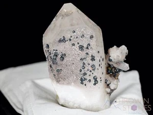 QUARTZ Rohkristallcluster mit Spiegel HEMATIT - Geschenk, Wohnkultur, Steine, 40098 - Bild 1 von 10